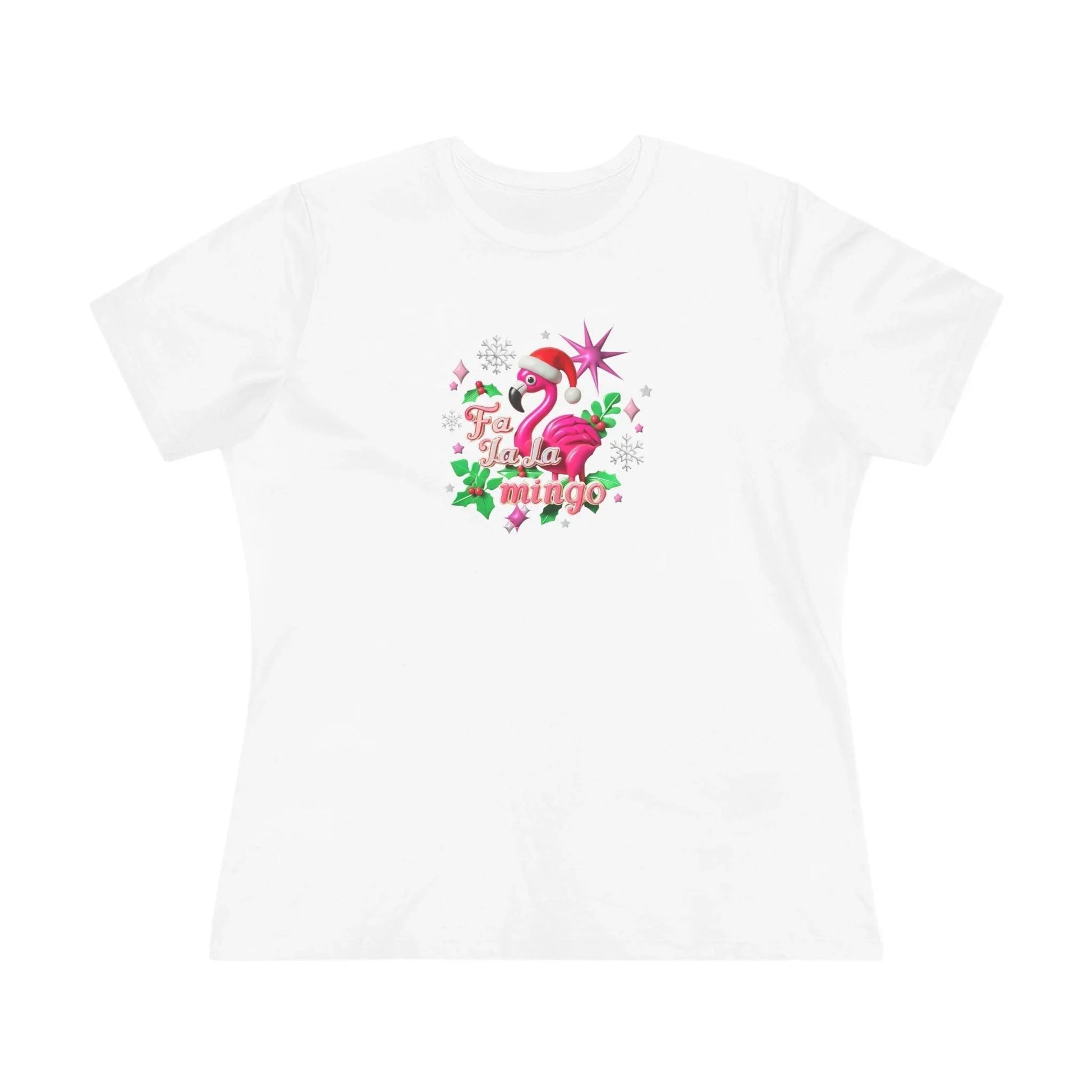 🦩🎅 Fa La La Mingo! ❄️🌟 - Women's Softstyle Tee - Whippie's