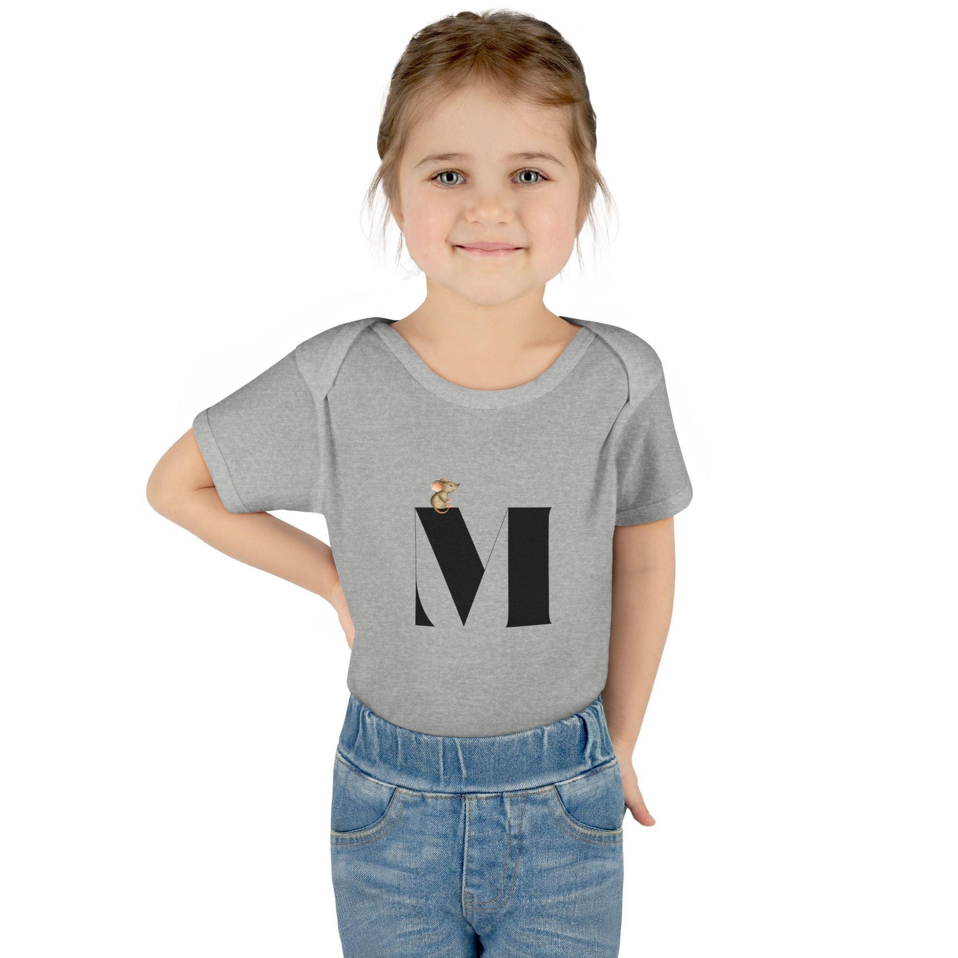 Alphabet Adventures: Letter M - Mini Mouse Baby Onesie M is for Mini Mouse! - Whippie's