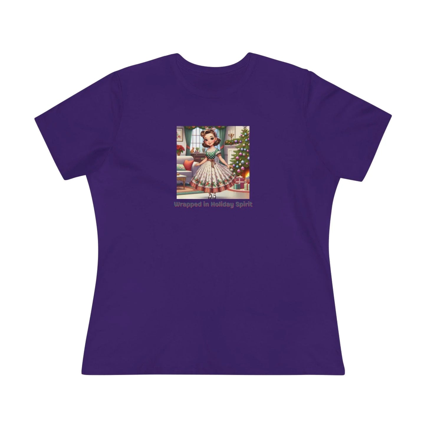 Wrapped in Holiday Spirit - Women's Softstyle Tee - Whippie's