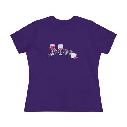 Drink, Drank, Drunk - Christmas Edition - 'Tis the Season to be Tipsy! 🍷🎄 - Women's Softstyle Tee - Whippie's