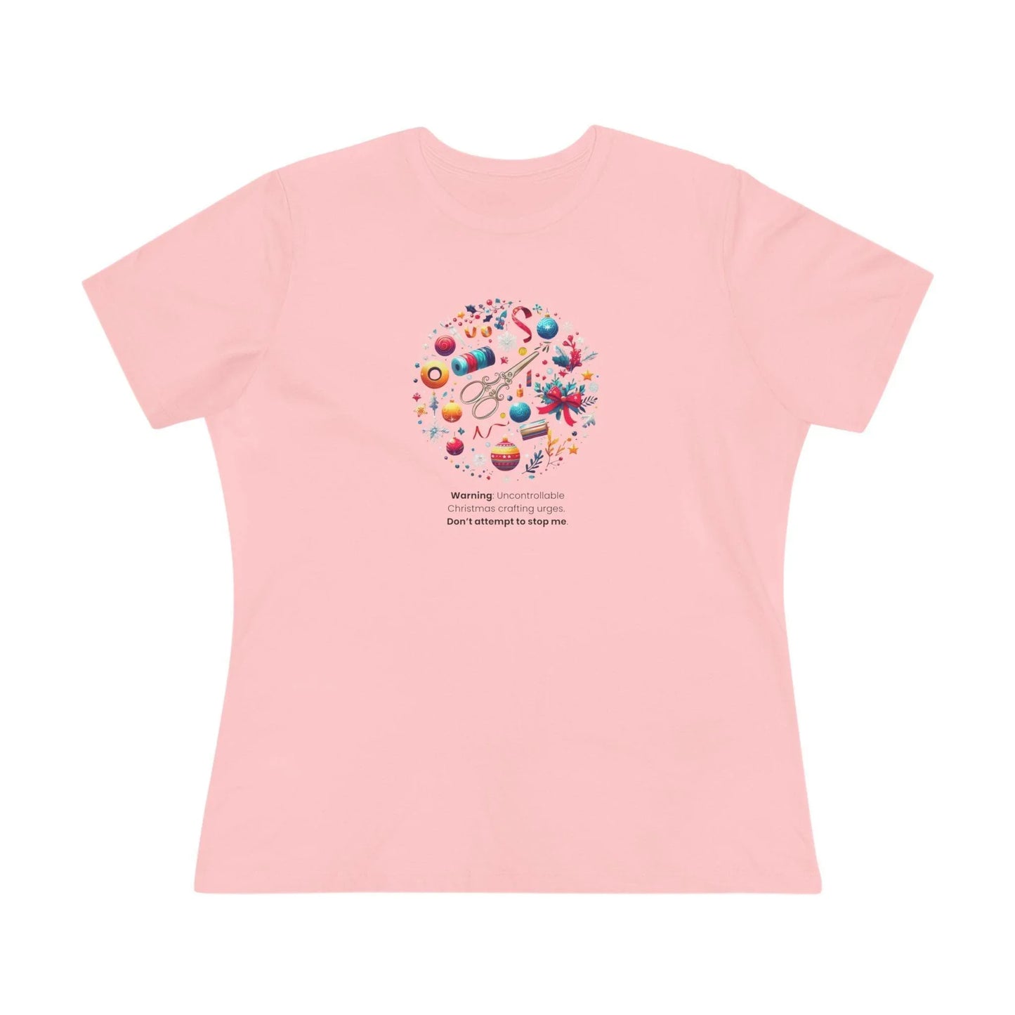 Snow Globe - Uncontrollable Urge to Craft - Women's Softstyle Tee - Whippie's