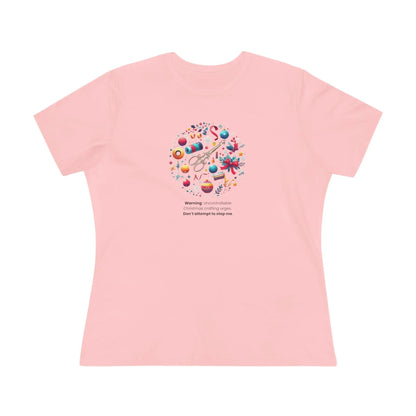 Snow Globe - Uncontrollable Urge to Craft - Women's Softstyle Tee - Whippie's