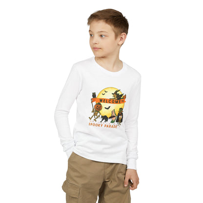 Halloween Youth Shirt | Welcome to the Spooky Parade Long Sleeve Tee