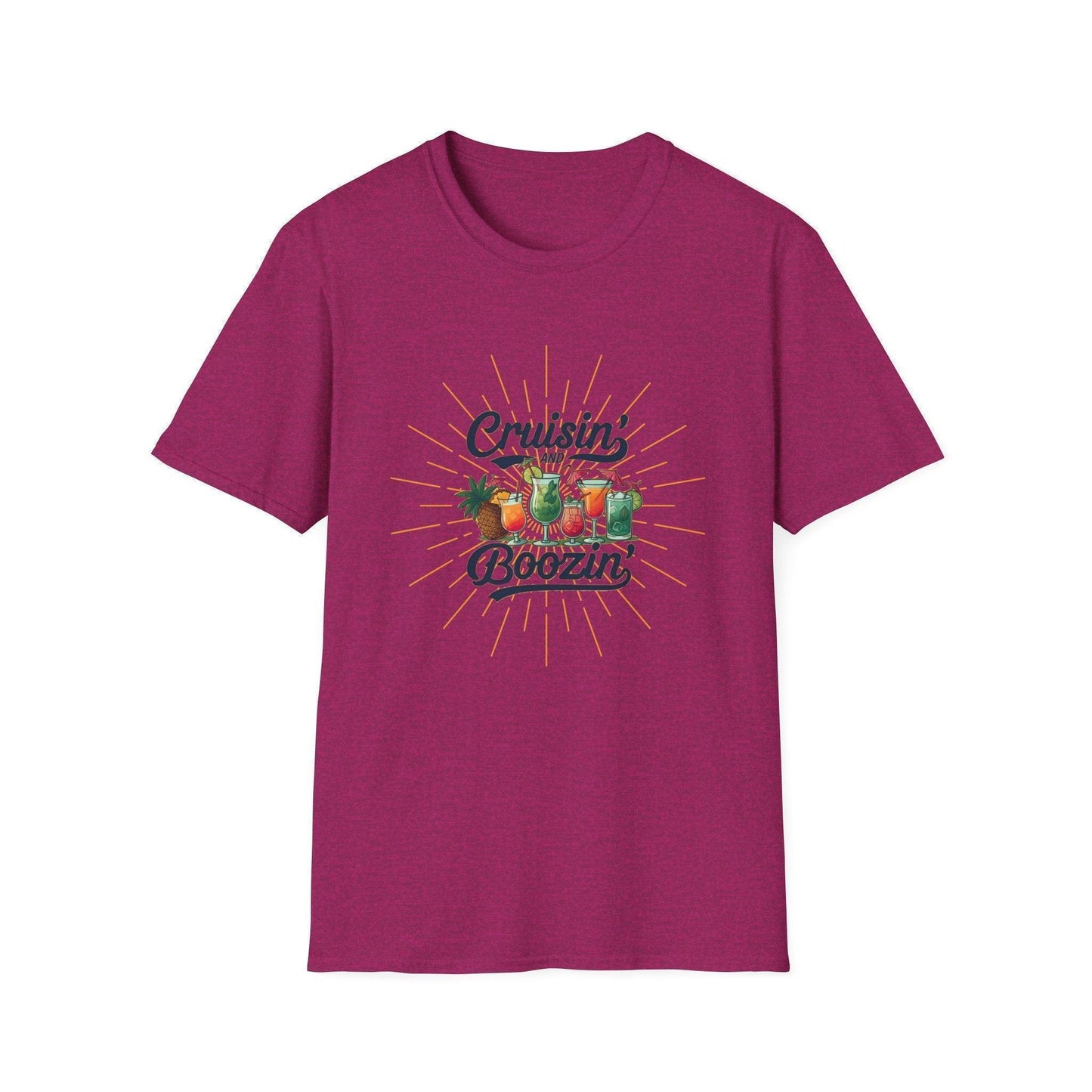Cruisin' and Boozin Unisex Tee 🛳️🍹 - Whippie's