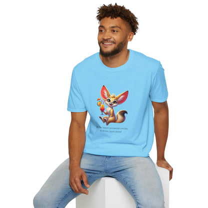 Fennec Fox Cocktail - Cheers to Good Times and Smiles! Unisex T-shirt