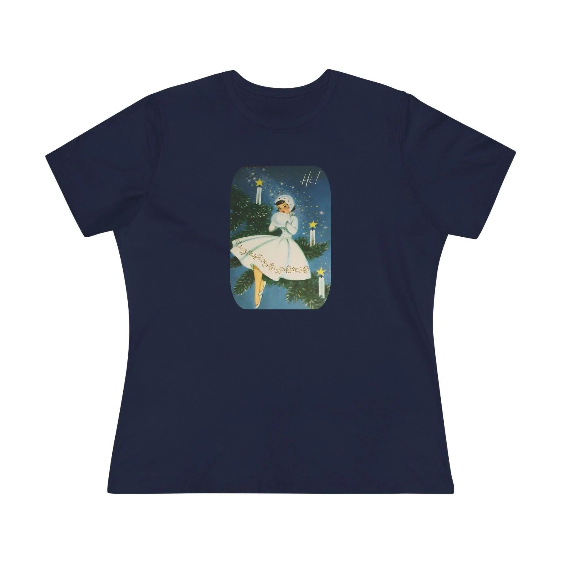 Hi! Lady in White - Women's Tee - Whippie's