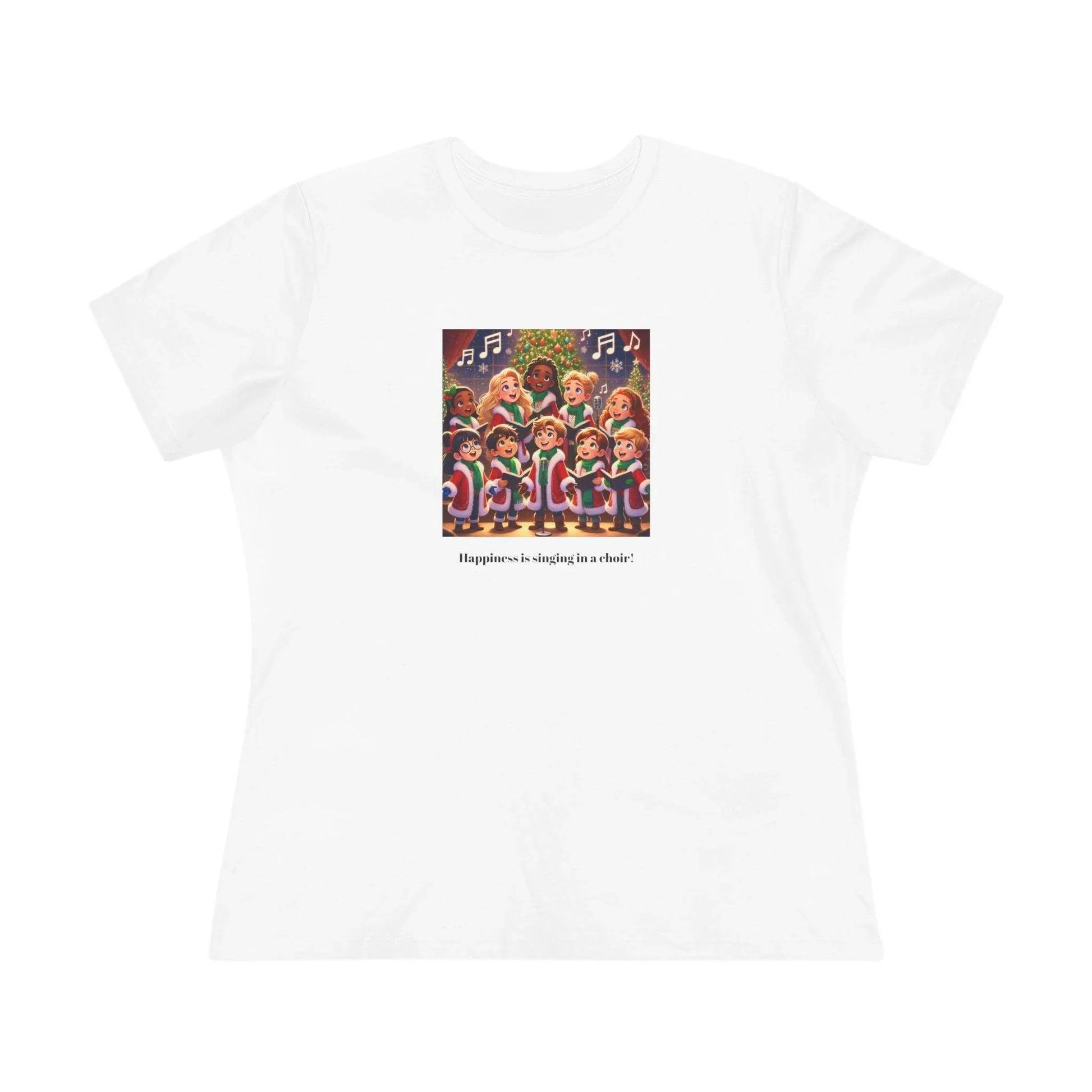 Happiness is Singing in a Choir - Women's Tee - Whippie's