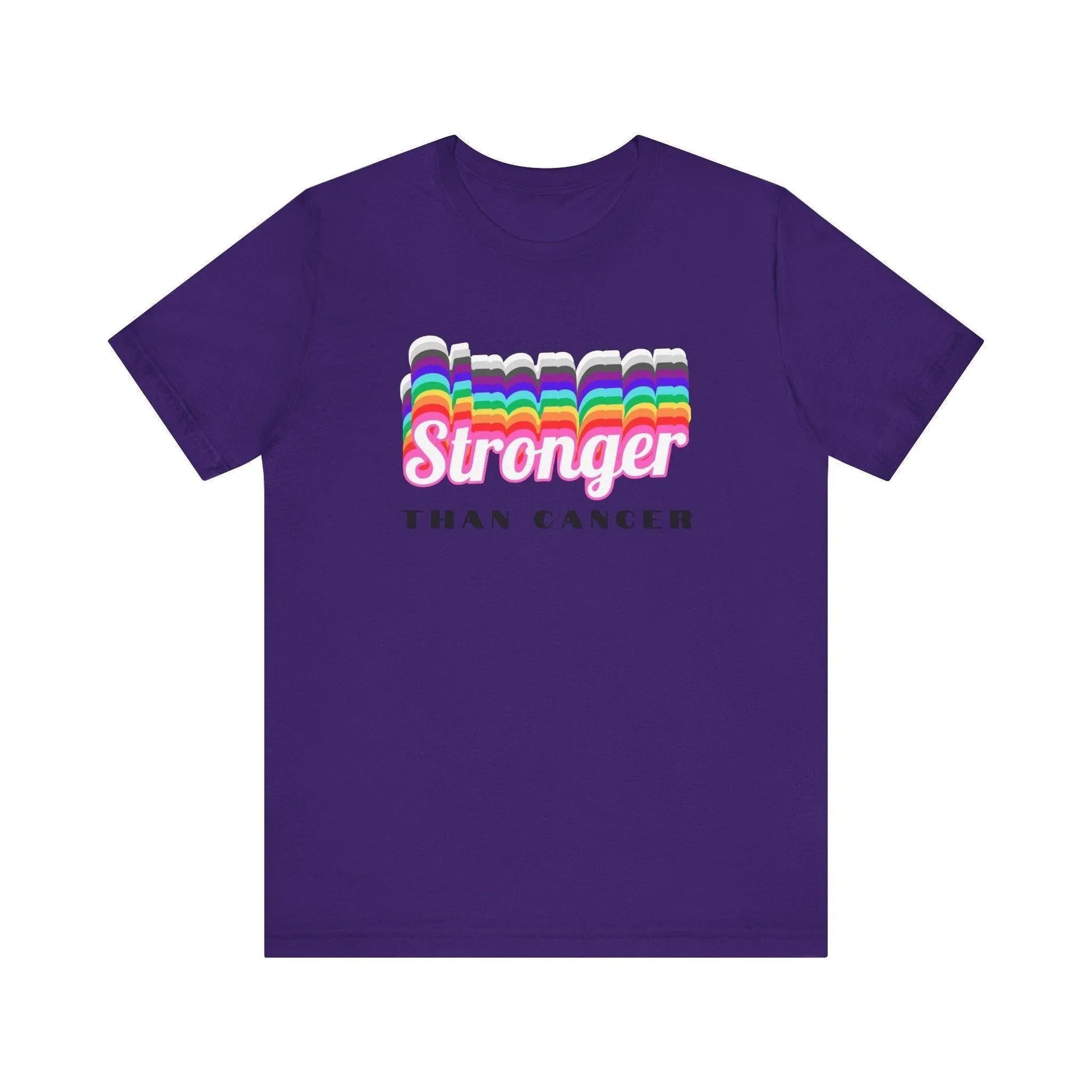 💪 Stronger Than Cancer 🎗️ Unisex Jersey Tee ✨ Show your support, wear your strength. - Whippie's