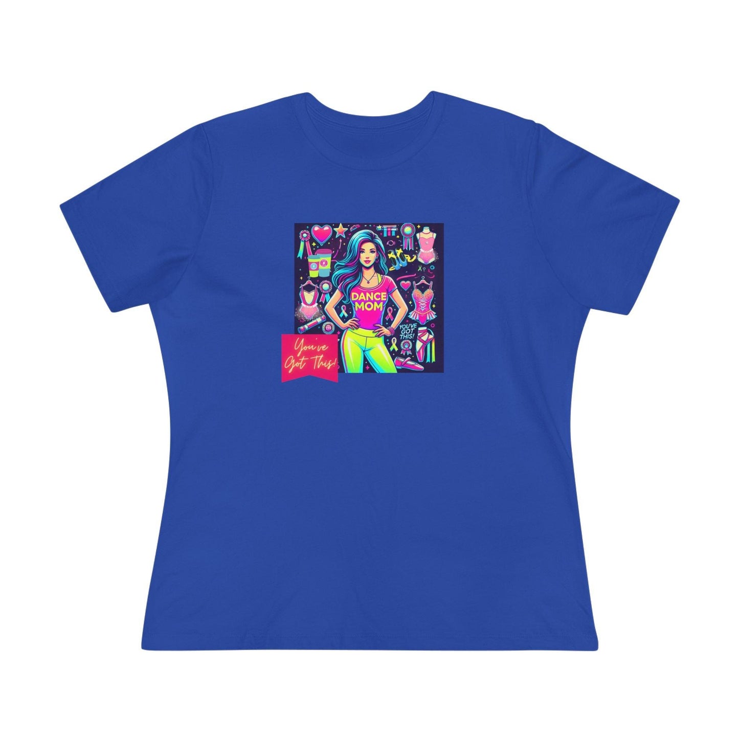 Dance Mom Magic (Blue Hair Mom) - A Colorful Celebration 🌈 - Women's Softstyle Tee - Whippie's