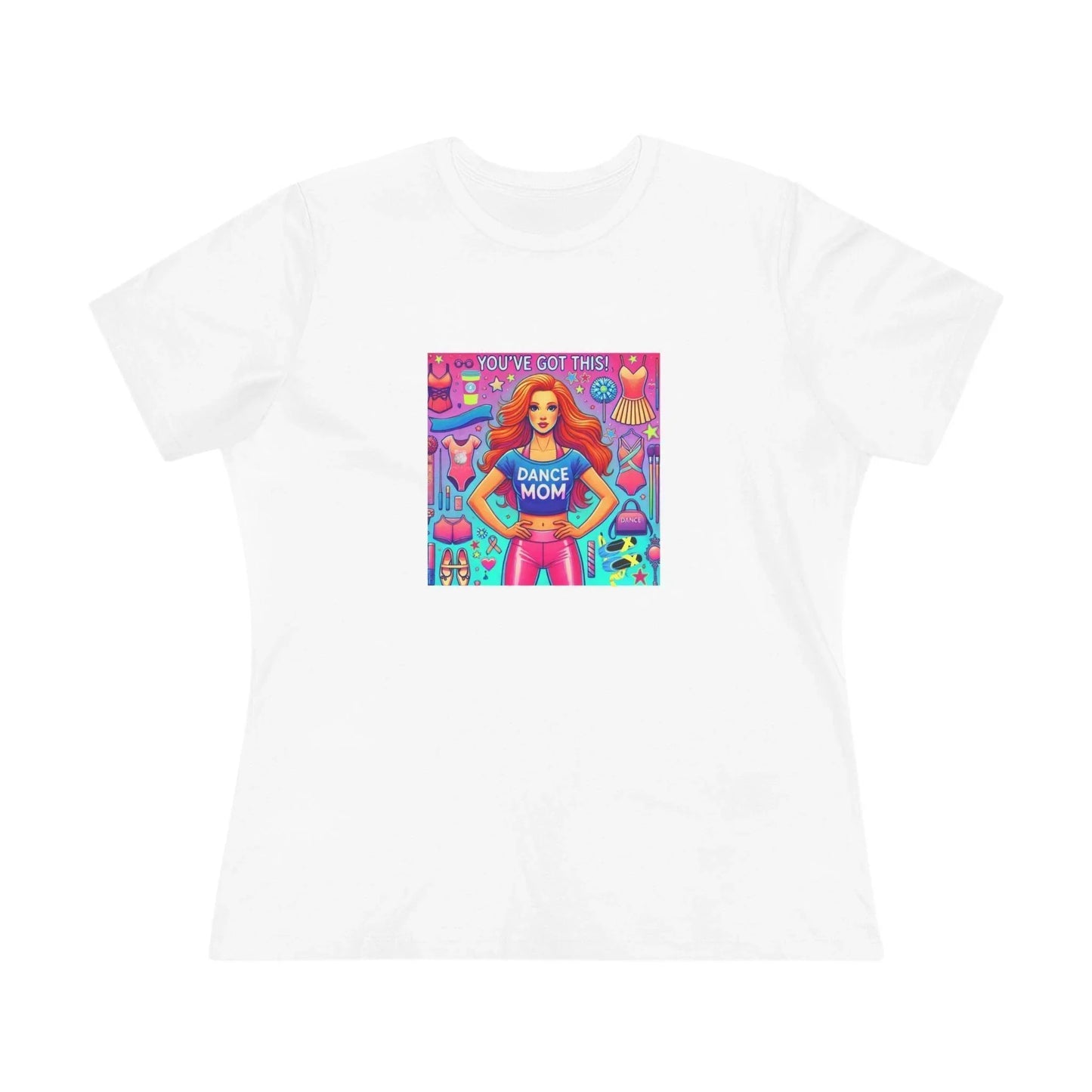 Dance Mom: You've Got This - Red Hair Mom - Women's Softstyle Tee - Whippie's