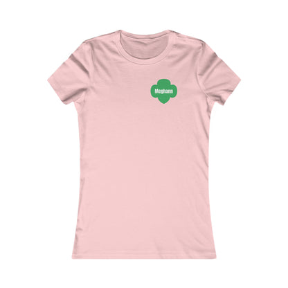 Personalized Girl Scout Trefoil Troop Tee | Girls Lead the Way - Women's