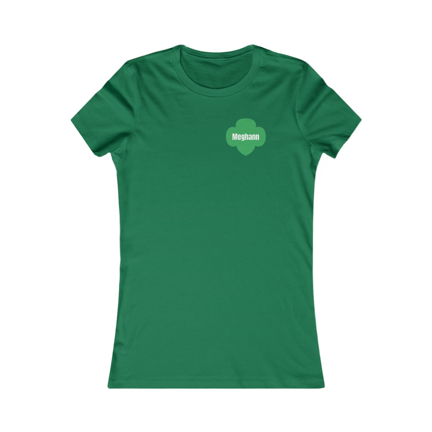 Personalized Girl Scout Trefoil Troop Tee | Girls Lead the Way - Women's