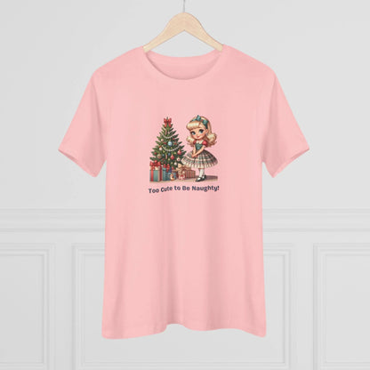 Too Cute to be Naughty - Women's Softstyle Tee - Whippie's
