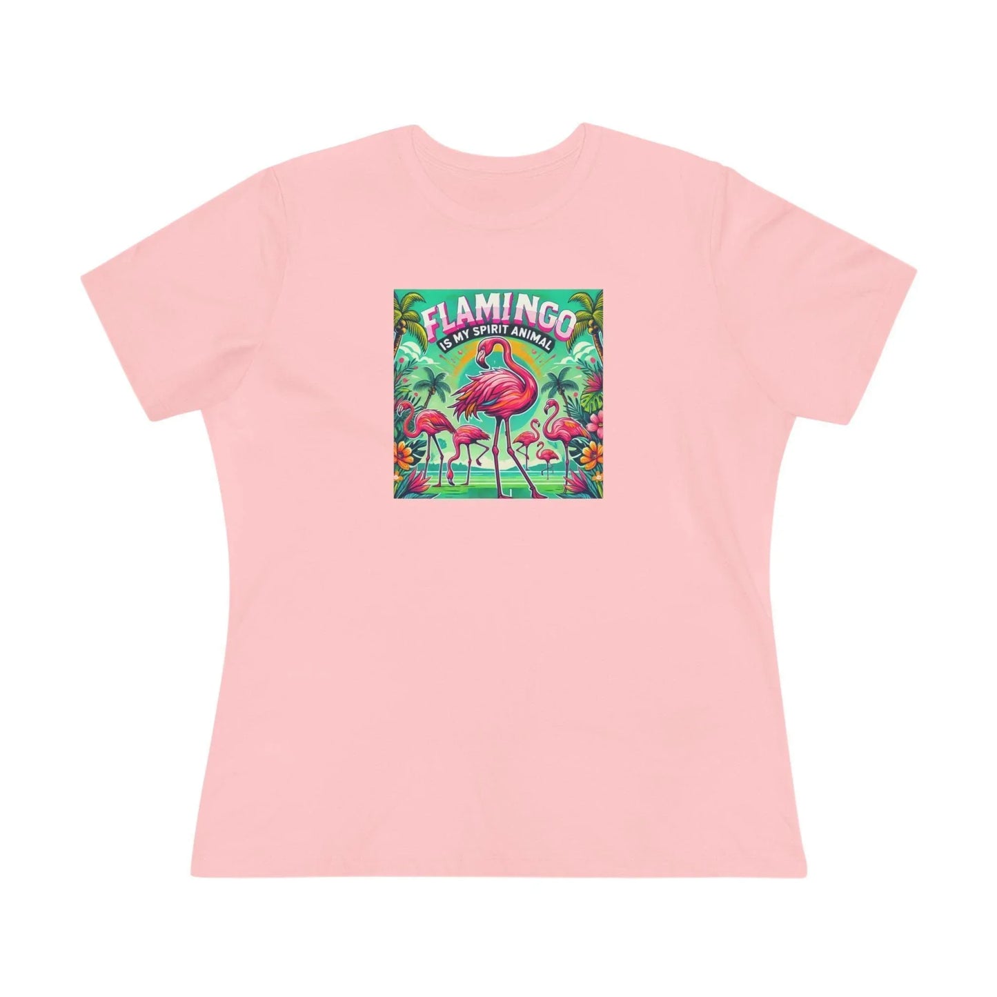 Flamingo is My Spirit Animal - Women's Softstyle Tee - Whippie's
