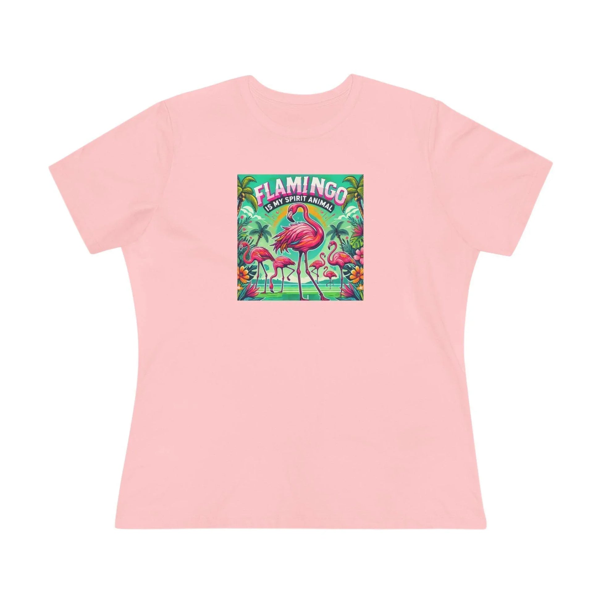Flamingo is My Spirit Animal - Women's Softstyle Tee - Whippie's
