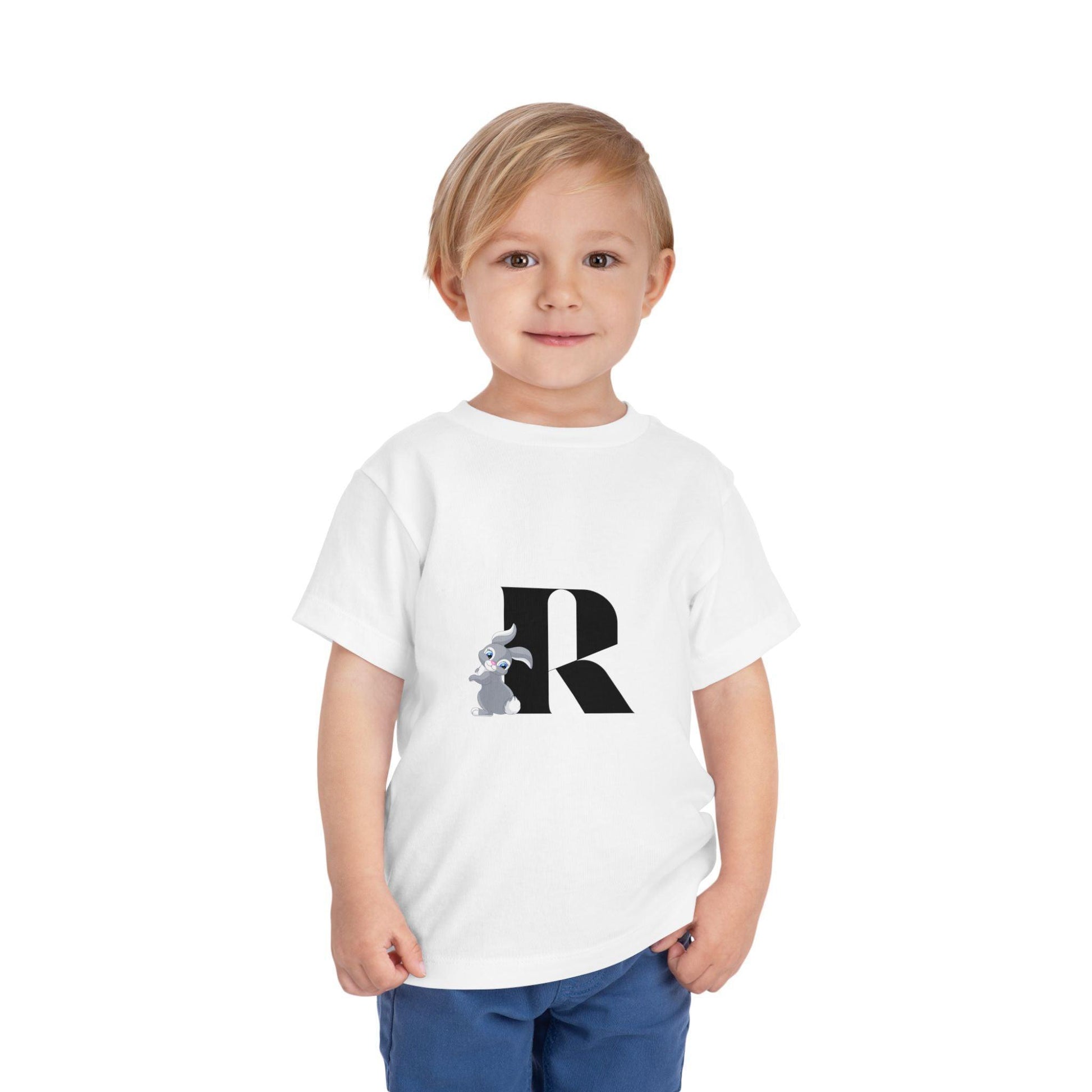 Alphabet Adventures: Letter R - Rabbit Toddler T-shirt - Whippie's
