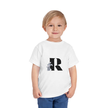 Alphabet Adventures: Letter R - Rabbit Toddler T-shirt - Whippie's