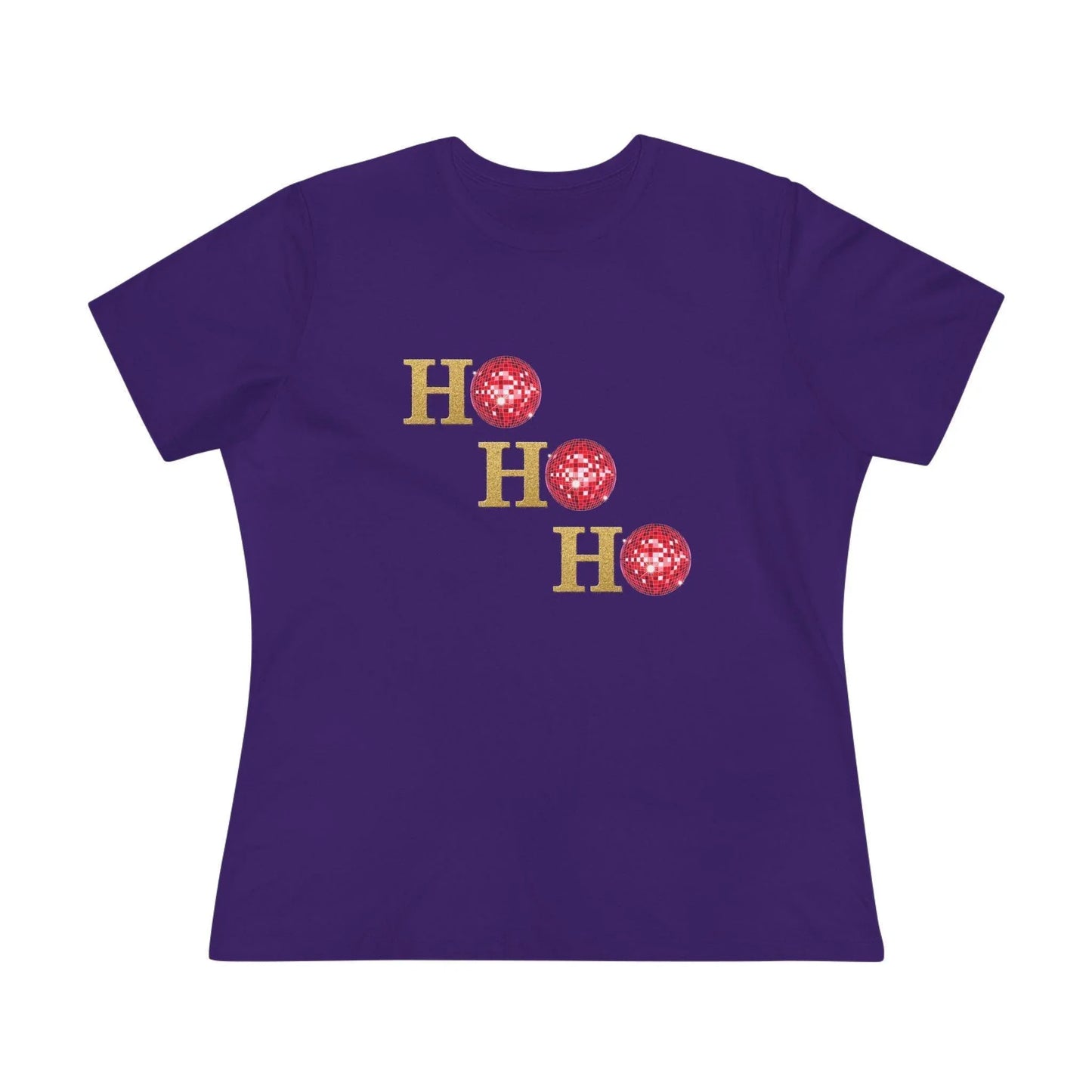 Ho Ho Ho ✨ Women's Softstyle Tee (with Disco Ball O's!) - Whippie's