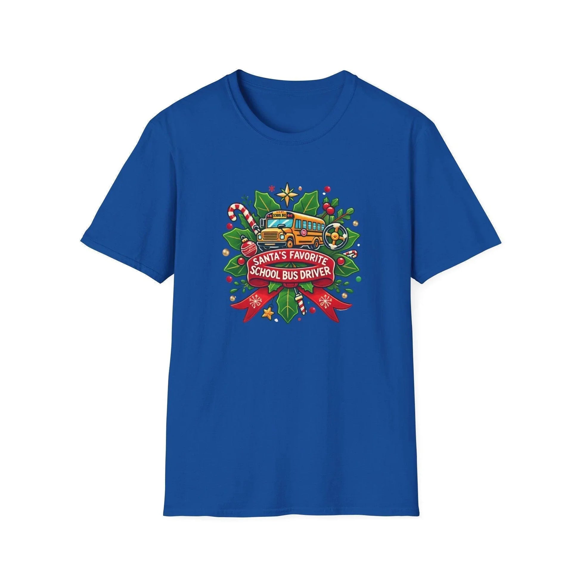 Santa's Favorite School Bus Driver Unisex Tee 🚌🎅 - Whippie's