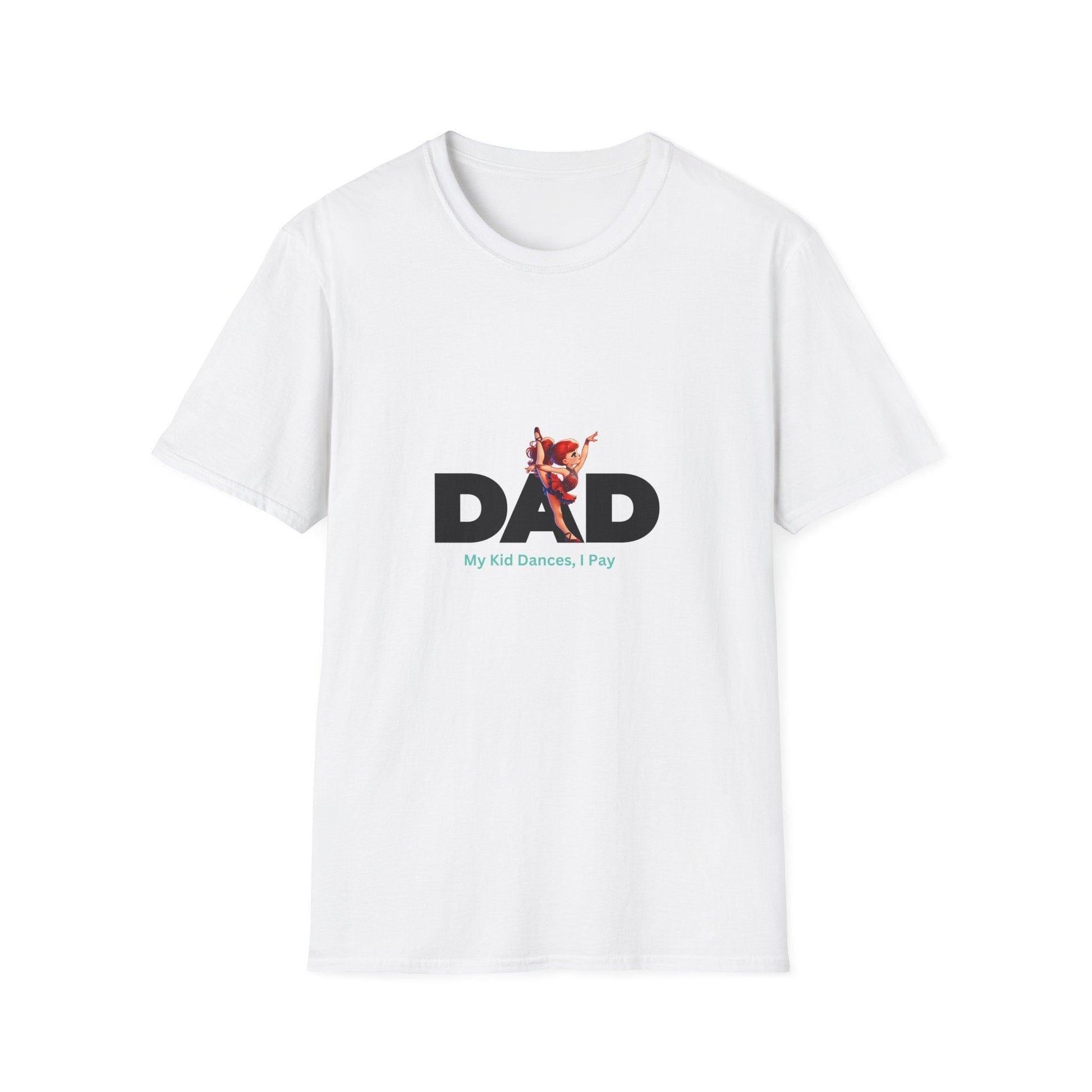 Dance Dad: Red Hair Ponytail Dancer T-Shirt - Whippie's