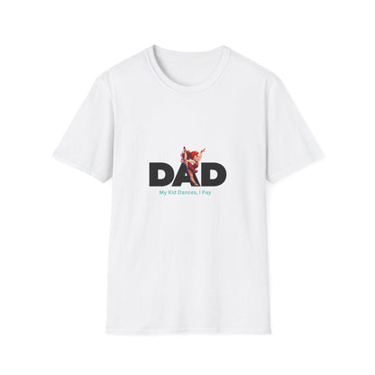 Dance Dad: Red Hair Ponytail Dancer T-Shirt - Whippie's