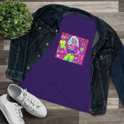 Dance Mom Magic (White Hair) - A Colorful Celebration 🌈 - Women's Softstyle Tee - Whippie's