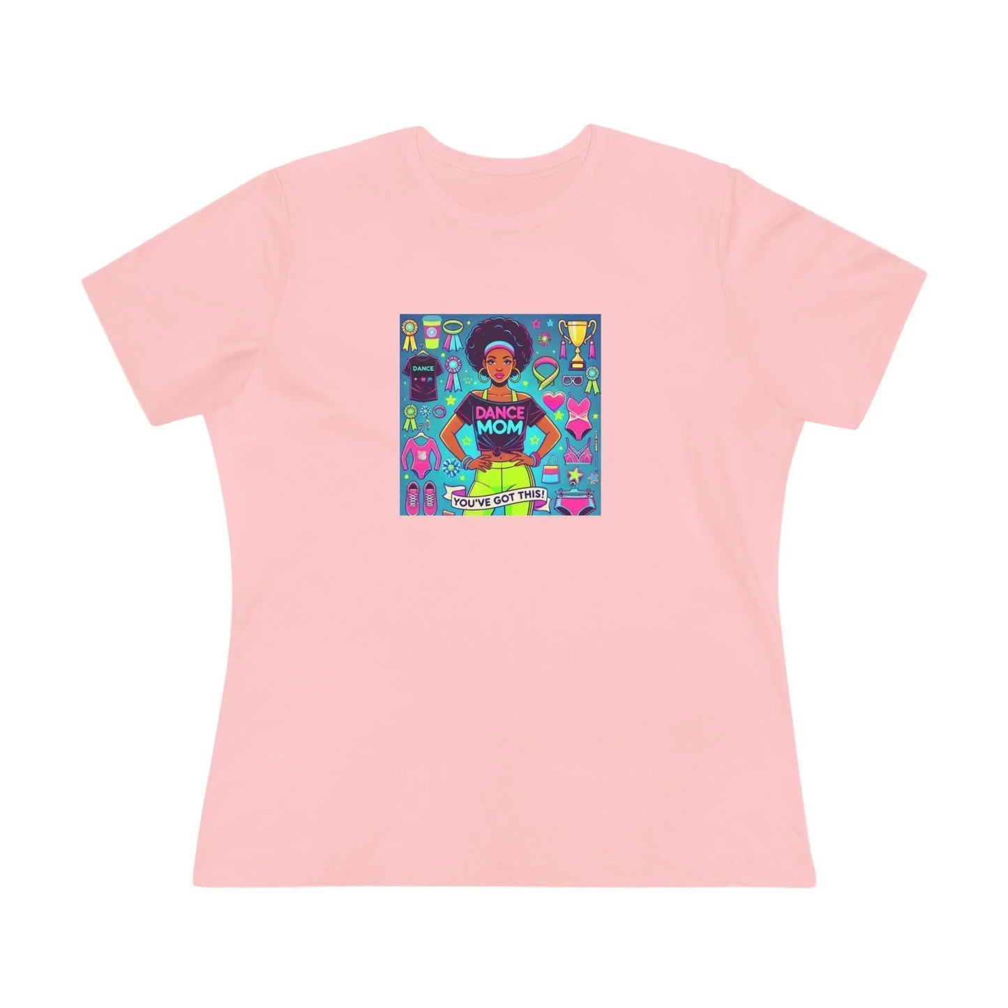 Dance Mom: You've Got This - Darker Skin Tone Mom - Short Hair - Women's Softstyle Tee - Whippie's