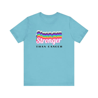 💪 Stronger Than Cancer 🎗️ Unisex Jersey Tee ✨ Show your support, wear your strength. - Whippie's