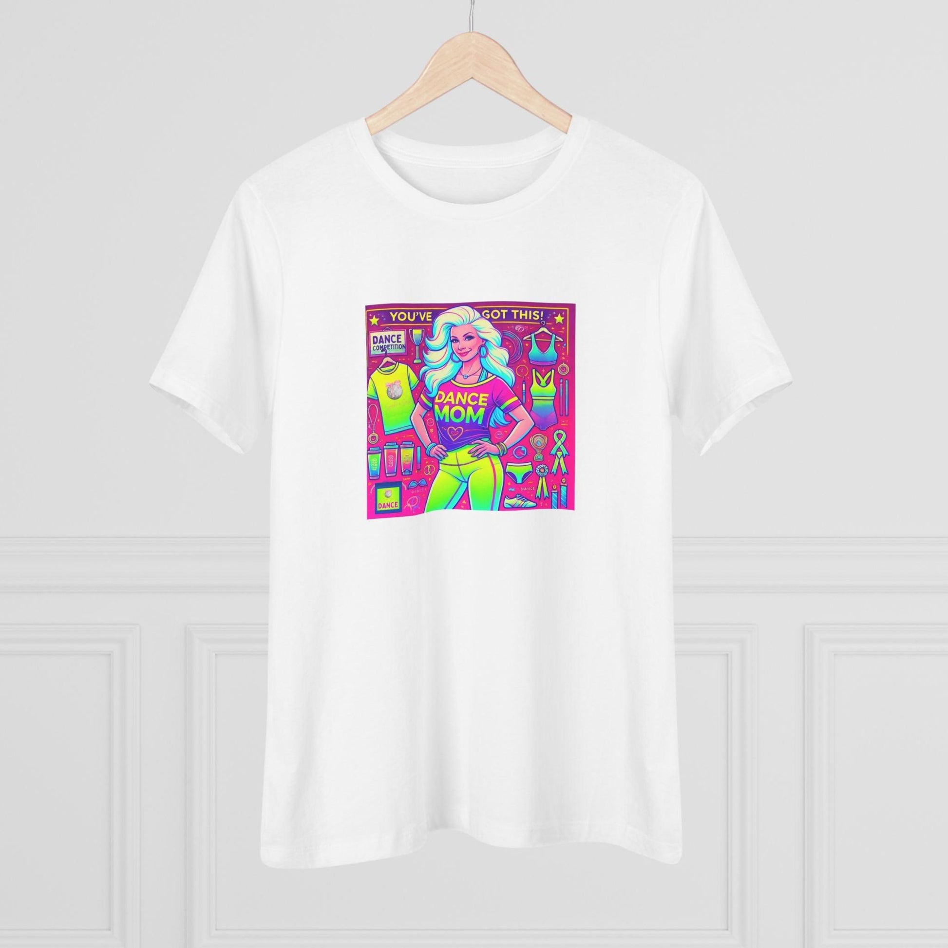 Dance Mom Magic (White Hair) - A Colorful Celebration 🌈 - Women's Softstyle Tee - Whippie's