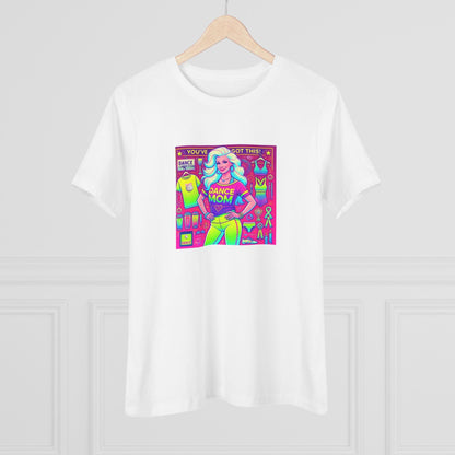 Dance Mom Magic (White Hair) - A Colorful Celebration 🌈 - Women's Softstyle Tee - Whippie's