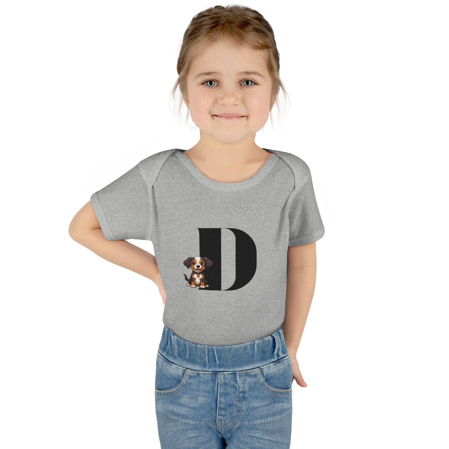 Alphabet Adventures: Letter D - Dog Baby Onesie Dress Your Little Darling in Dog-gone Delightful Style - Whippie's