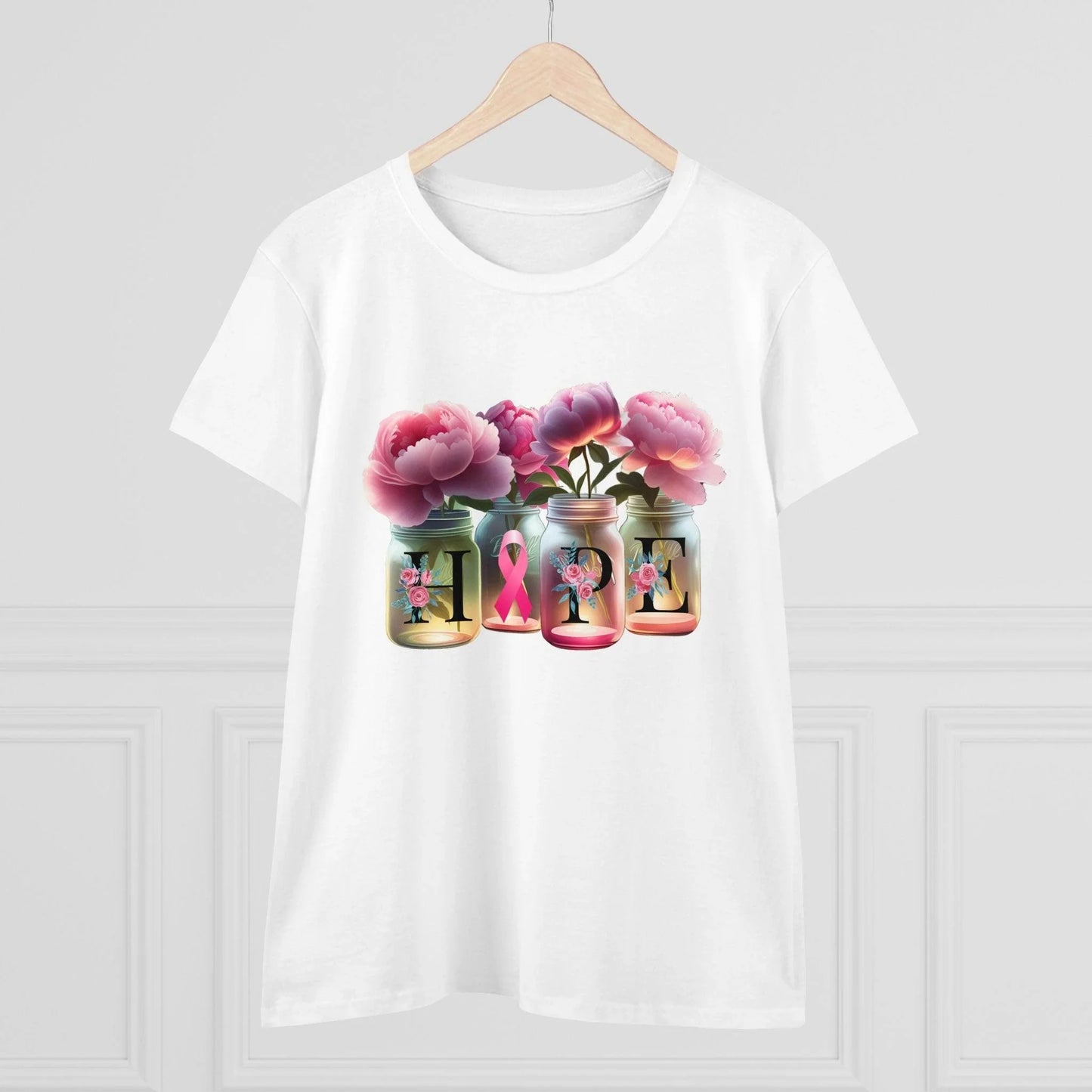 🌸 HOPE 🎀 Women's Tee 💖 A symbol of strength and resilience. - Whippie's