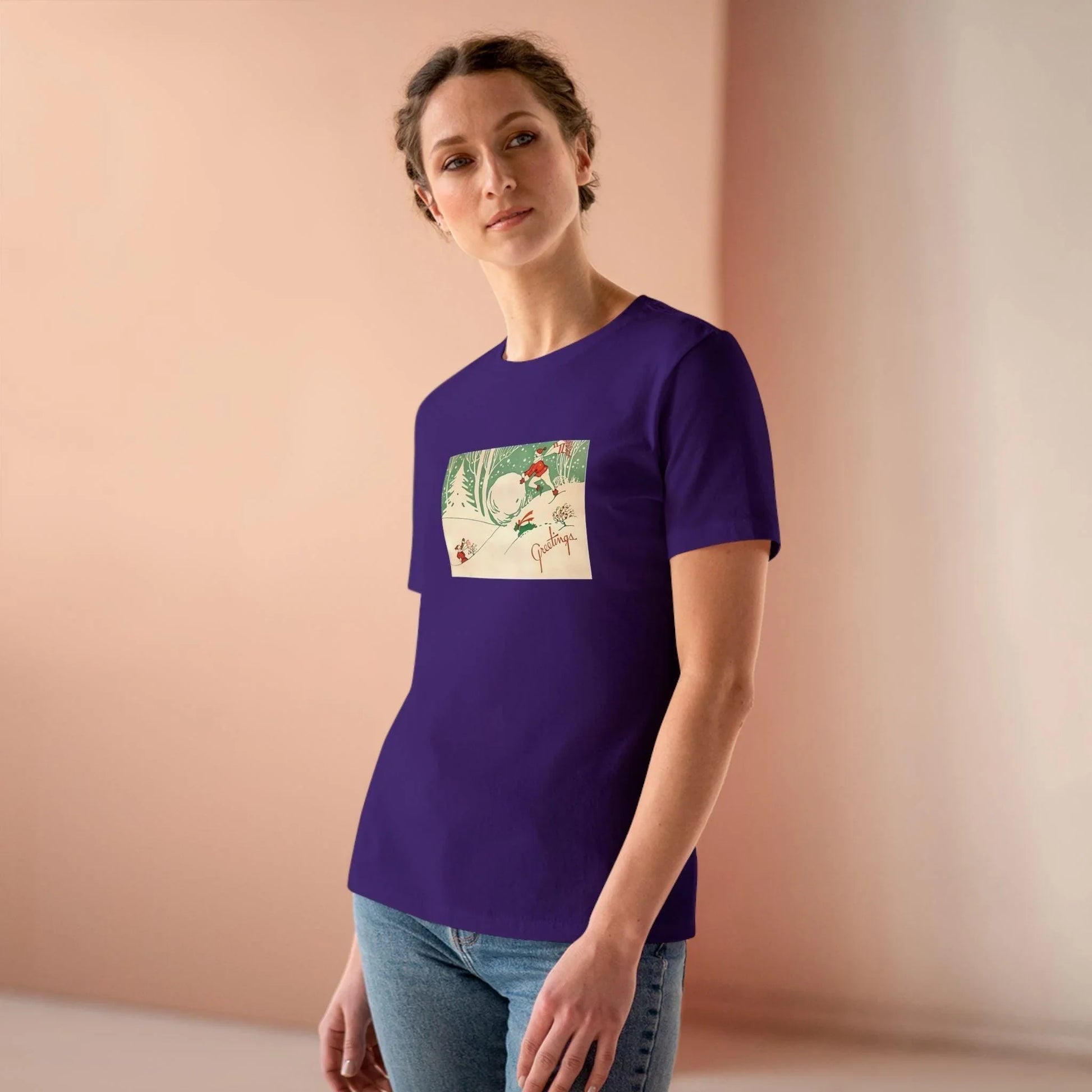 Greetings - Snow Fun - Women's Tee - Whippie's