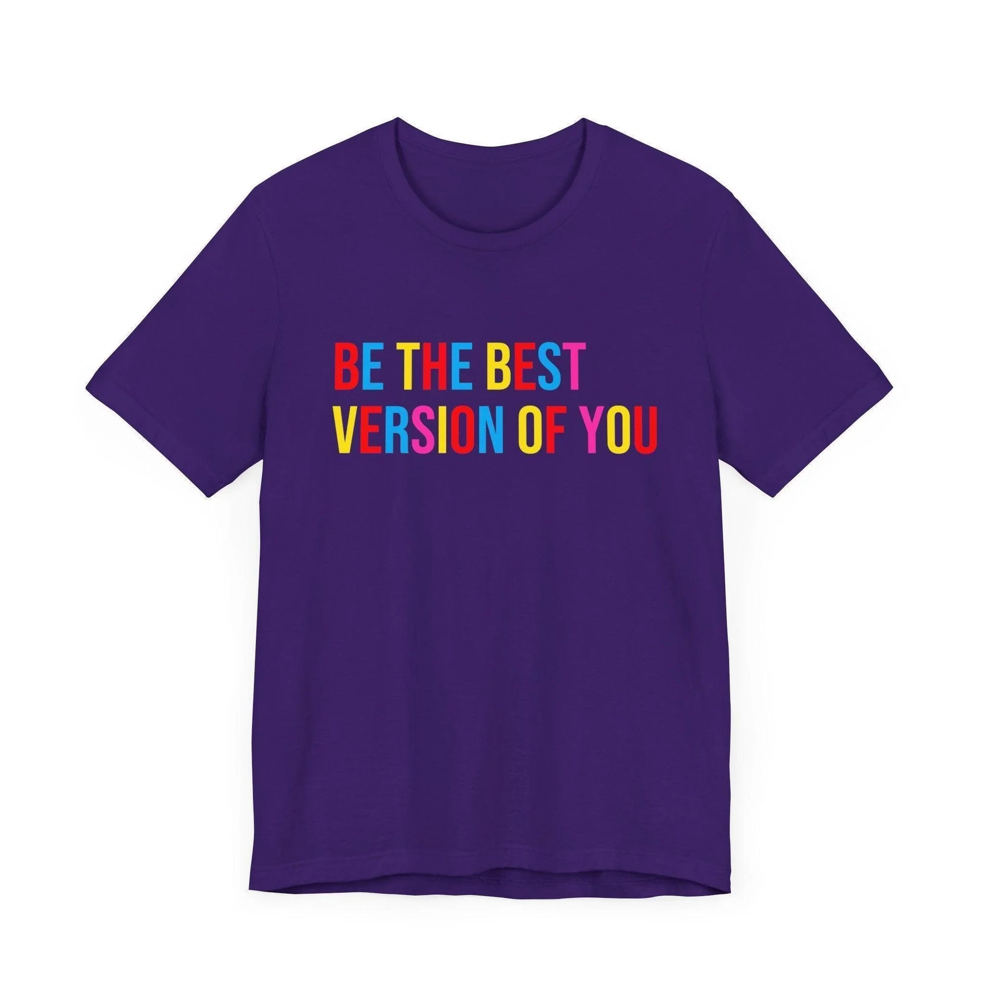 ✨ BE THE BEST VERSION OF YOU ✨ Unisex Jersey Tee 🌈 - Whippie's