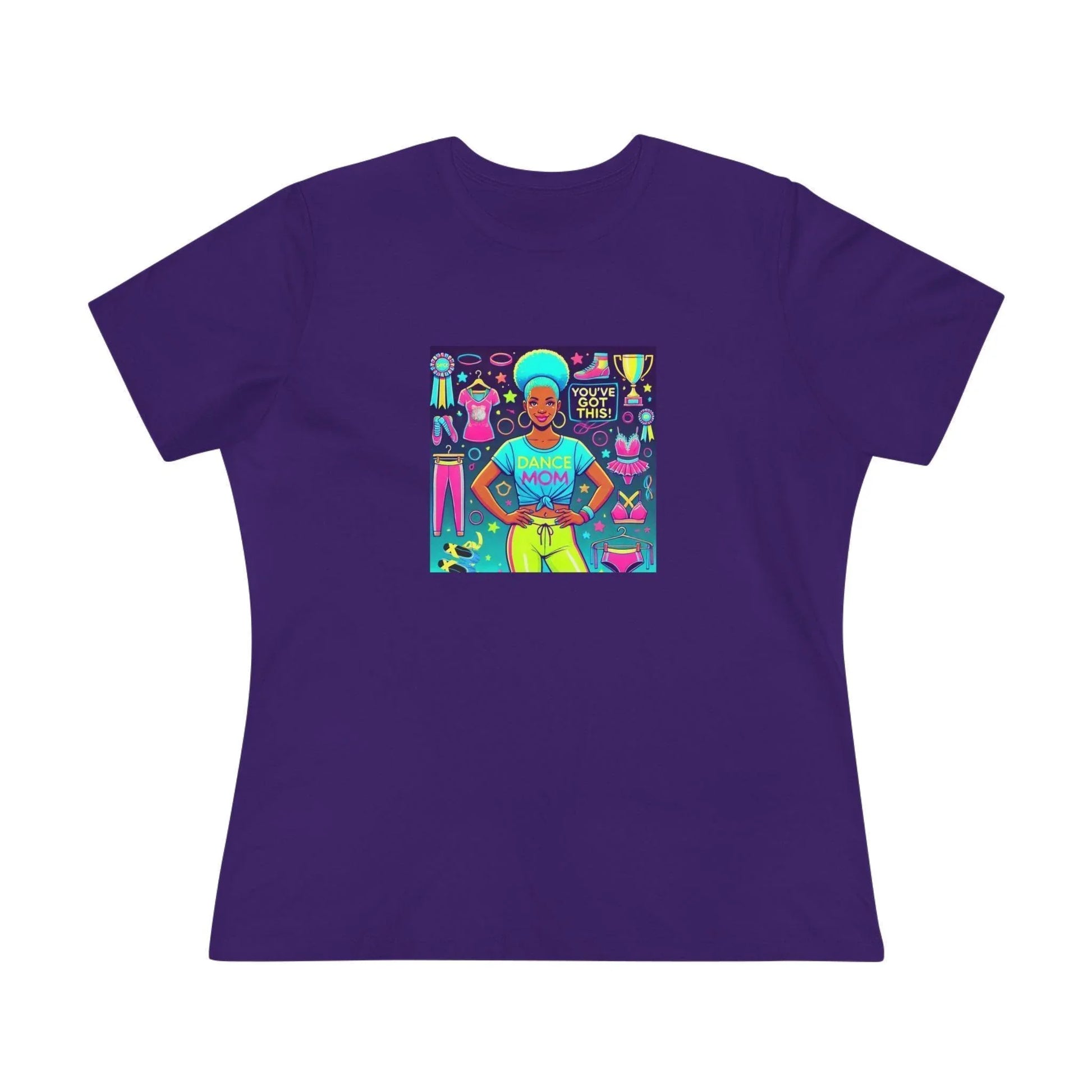 Dance Mom: You've Got This - Blue Hair Mom- You've Got This - Women's Softstyle Tee - Whippie's