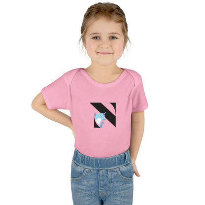 Alphabet Adventures: Letter N - Nice Narwhal Baby Onesie N is for Nice Narwhal! - Whippie's