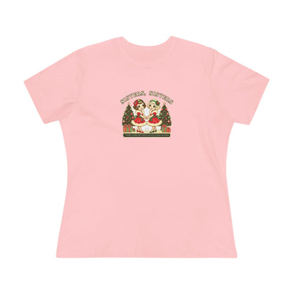 Sisters, Sisters (Blonde Sisters) - There Were Never Such Devoted Sisters! 👭🏼🎄 Women's Softstyle Tee - Whippie's