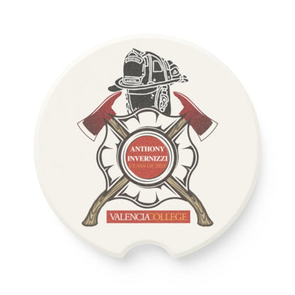Valencia College Fire Rescue Car Coasters - Personalizable - Whippie's