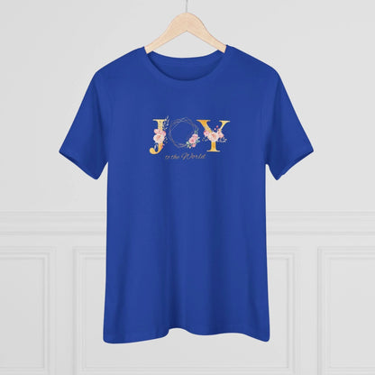 JOY to the World Women's Softstyle T-Shirt 🎄🌎💐 ✨ - Whippie's