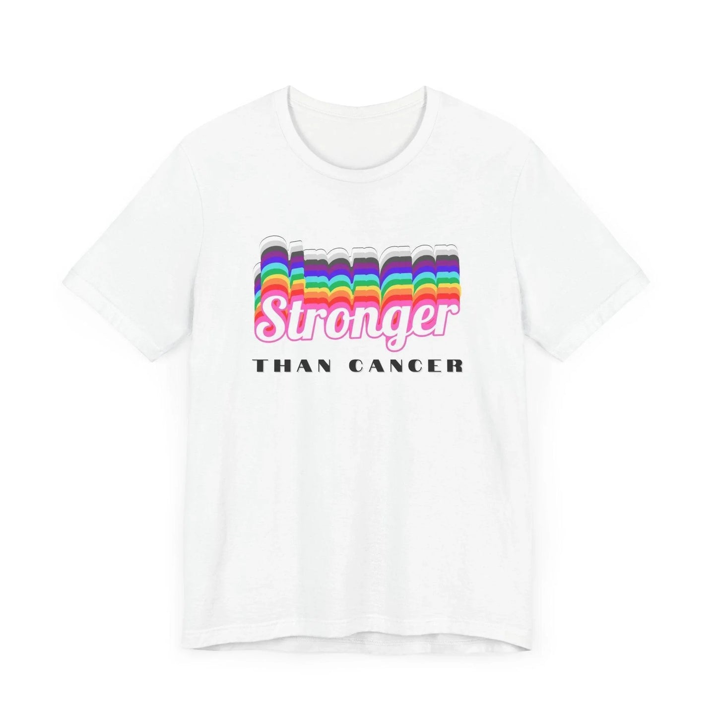 💪 Stronger Than Cancer 🎗️ Unisex Jersey Tee ✨ Show your support, wear your strength. - Whippie's