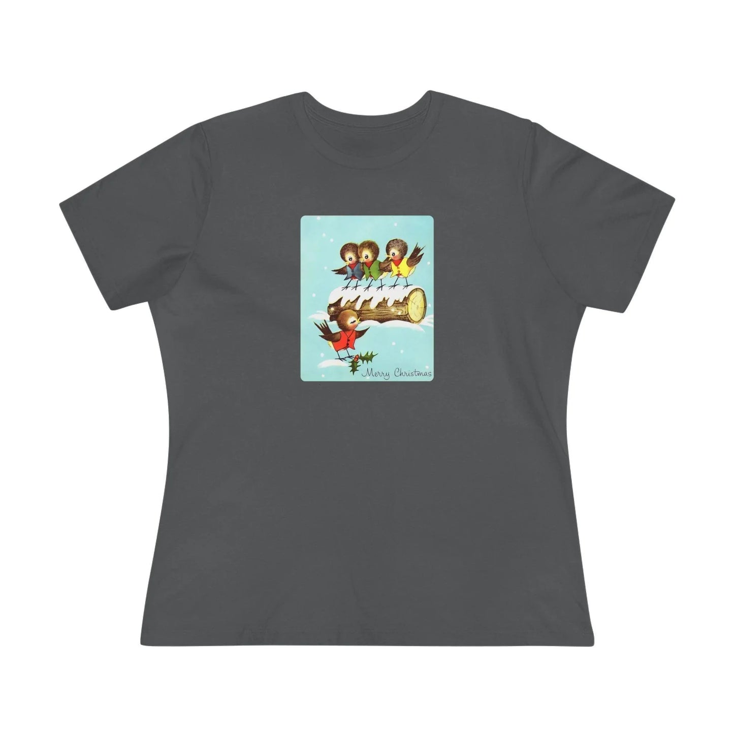 Merry Christmas Song Birds - Women's Tee - Whippie's