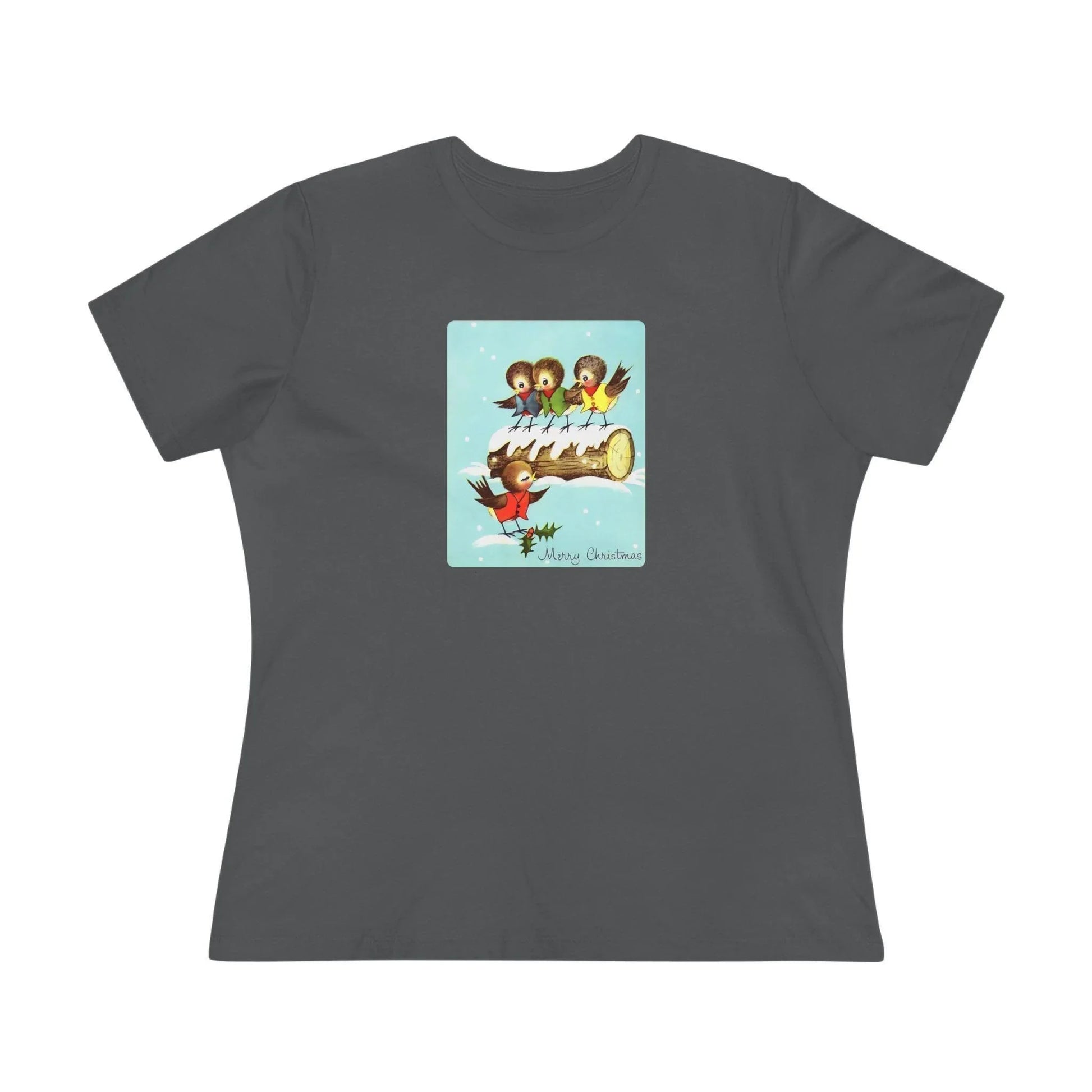Merry Christmas Song Birds - Women's Tee - Whippie's