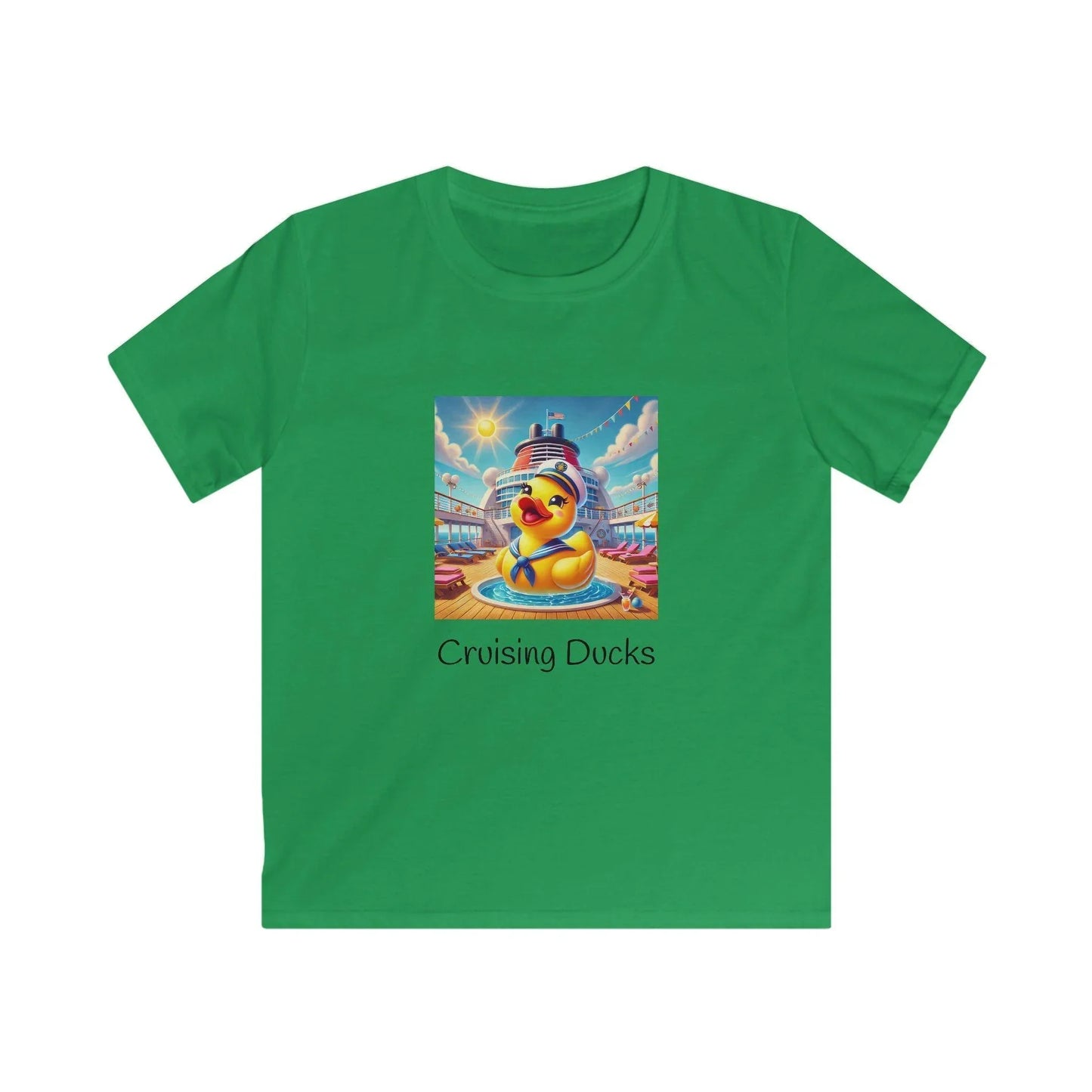 Duck on the Loose! Hilarious Cruise Ship Hide-and-Seek 🛳️ Kid's Tee 🐤 - Whippie's