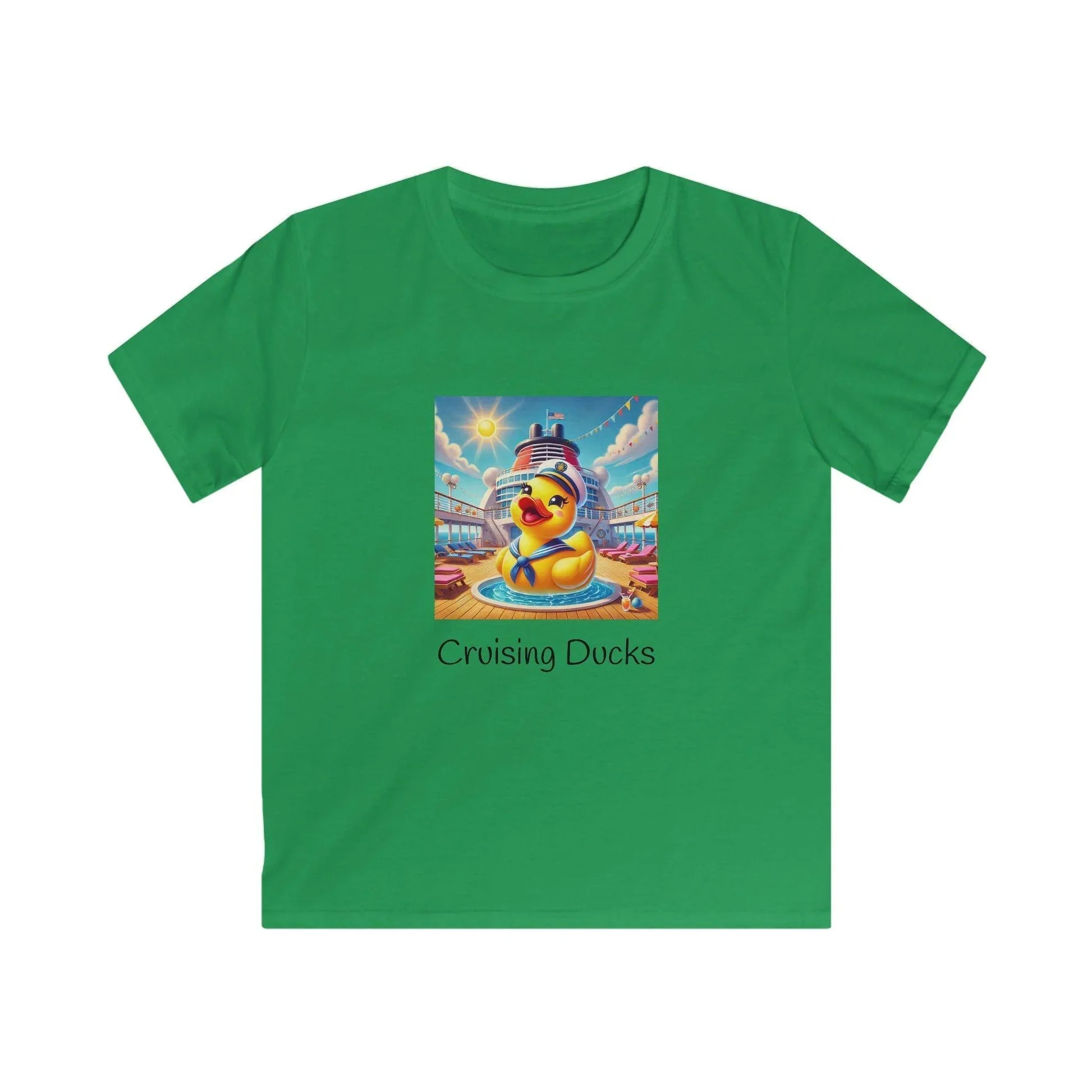 Duck on the Loose! Hilarious Cruise Ship Hide-and-Seek 🛳️ Kid's Tee 🐤 - Whippie's
