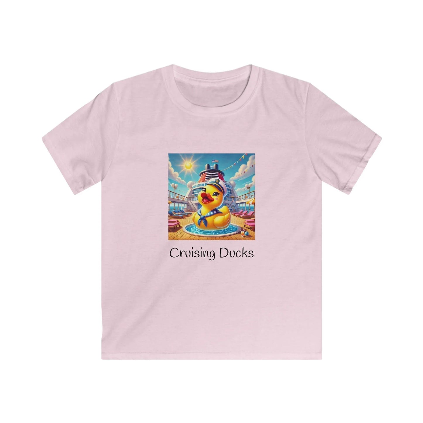 Duck on the Loose! Hilarious Cruise Ship Hide-and-Seek 🛳️ Kid's Tee 🐤 - Whippie's