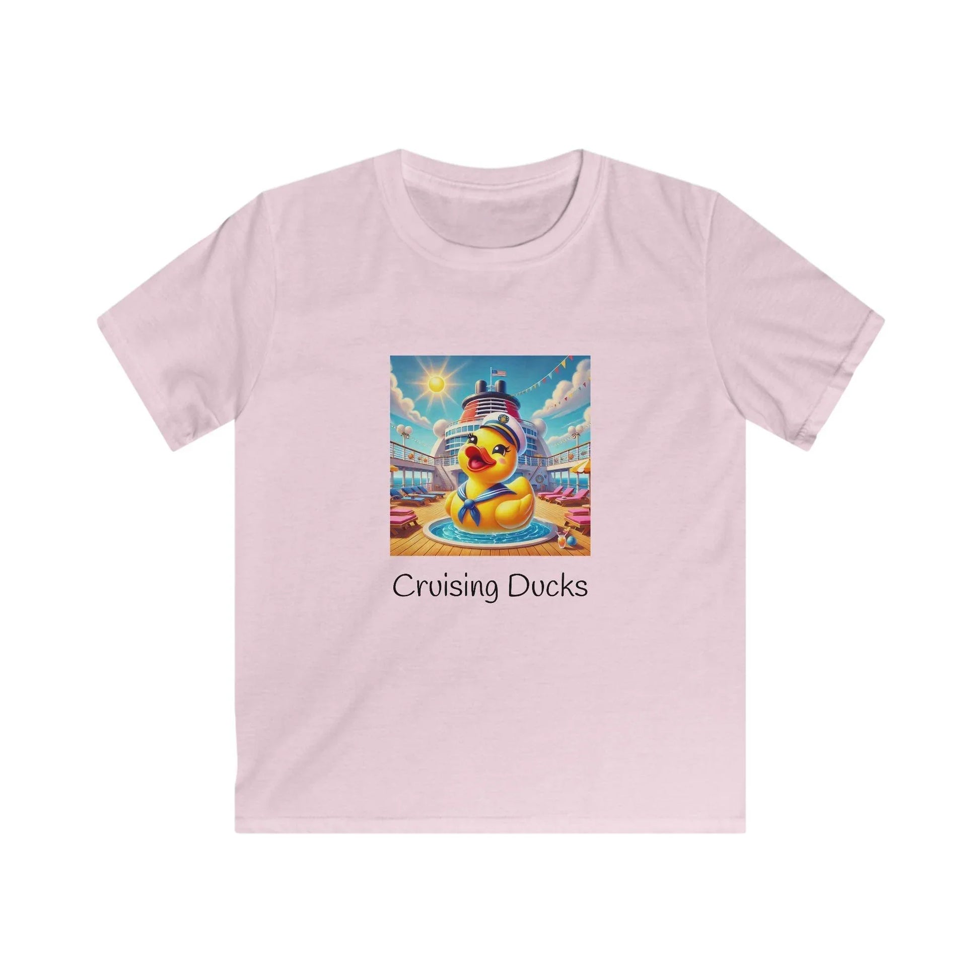 Duck on the Loose! Hilarious Cruise Ship Hide-and-Seek 🛳️ Kid's Tee 🐤 - Whippie's