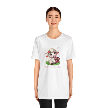 💖 I Only Have Eyes for Ewe! 🐑 Unisex Jersey Tee ✨ Spread the love this Valentine's Day! - Whippie's