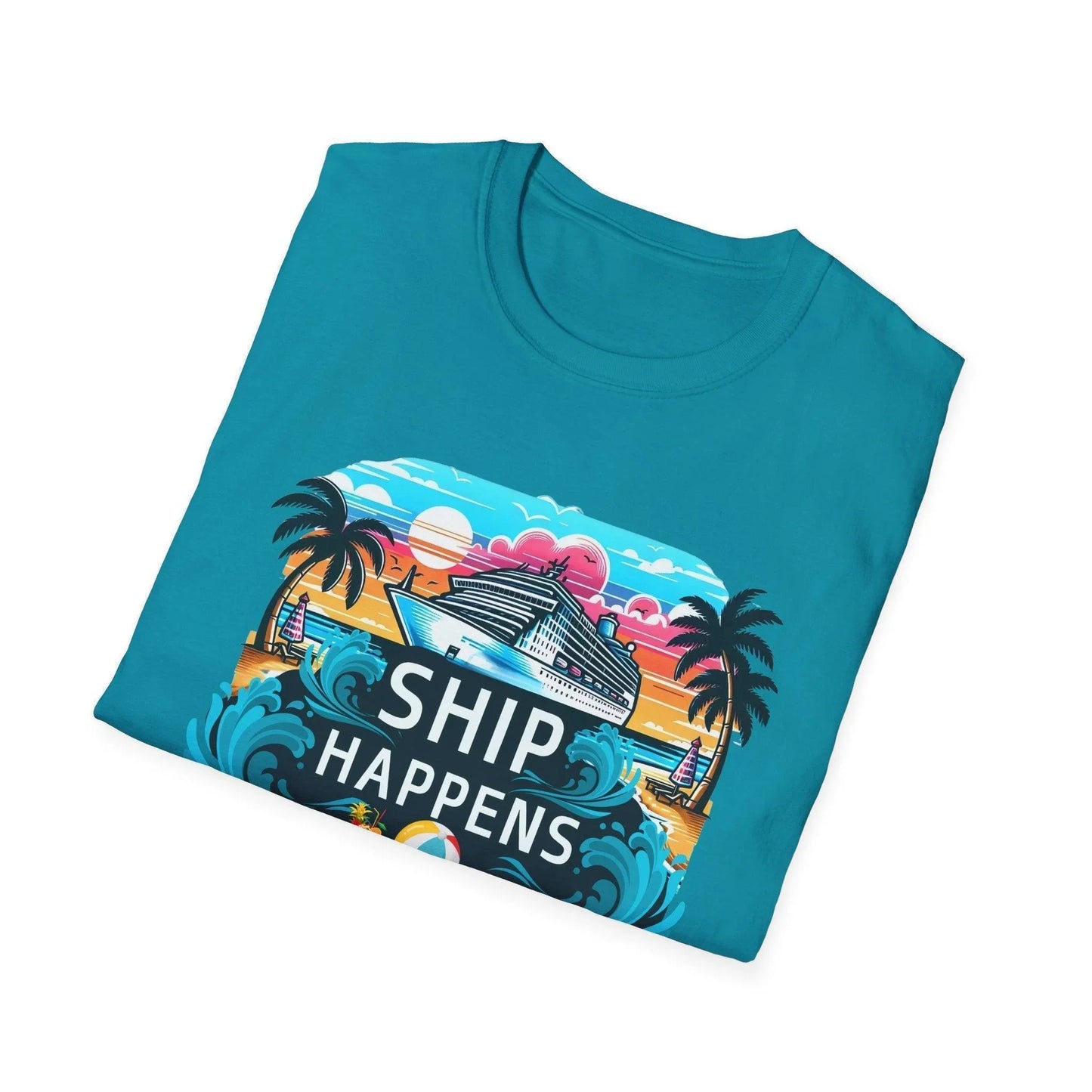 Ship Happens 🛳️🌊 Unisex Tee 🌴 (It's all part of the adventure! 😉) - Whippie's
