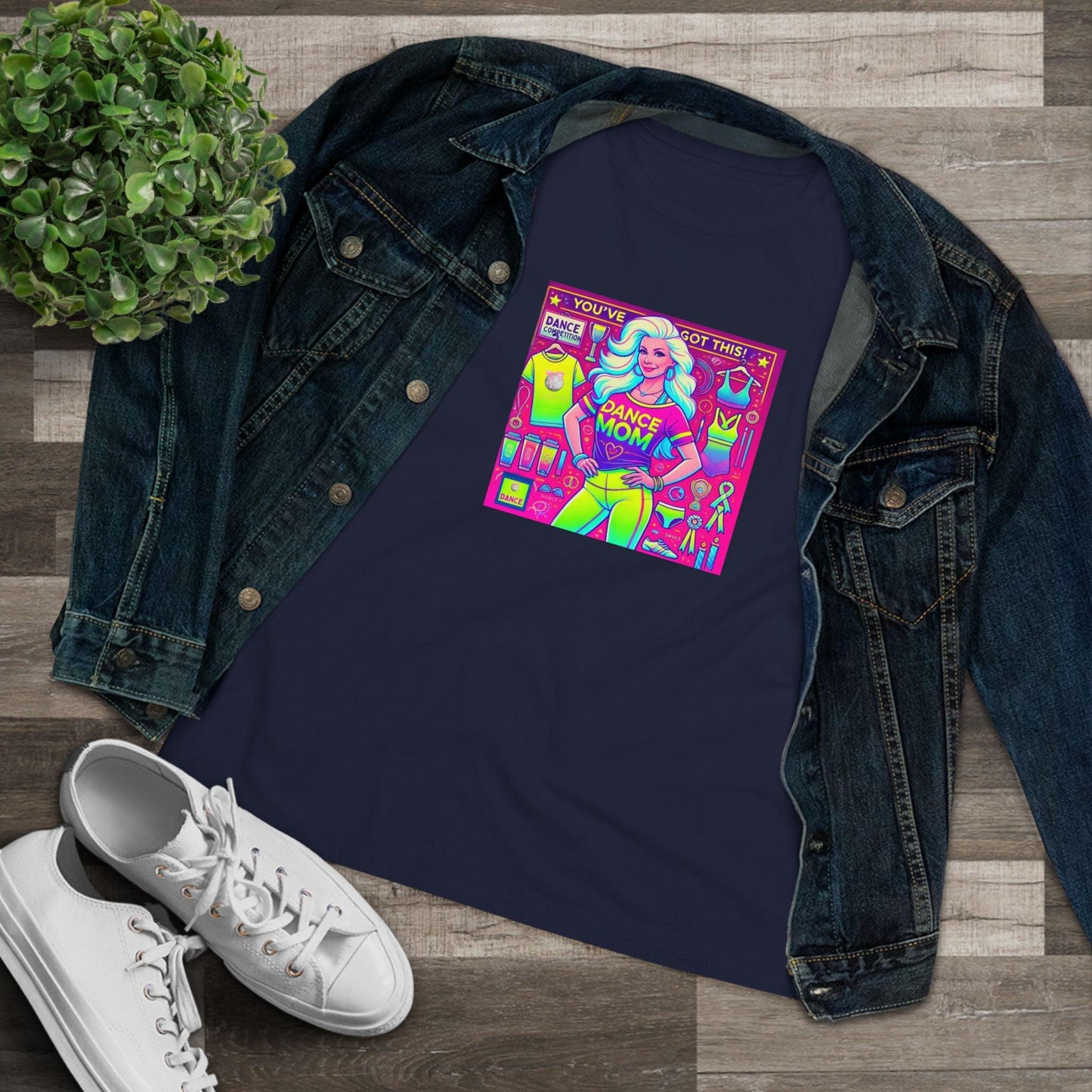 Dance Mom Magic (White Hair) - A Colorful Celebration 🌈 - Women's Softstyle Tee - Whippie's