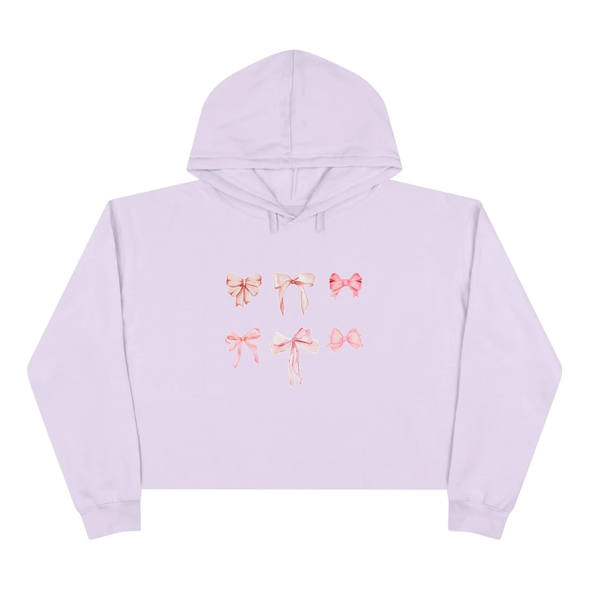 Pink Bow Power Cropped Hoodie - Bow-tiful and Cozy 🎀💖 - Whippie's